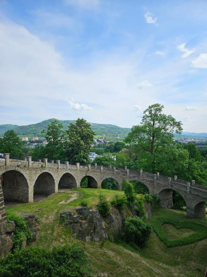 Apartman U Labe Decin Kültér fotó